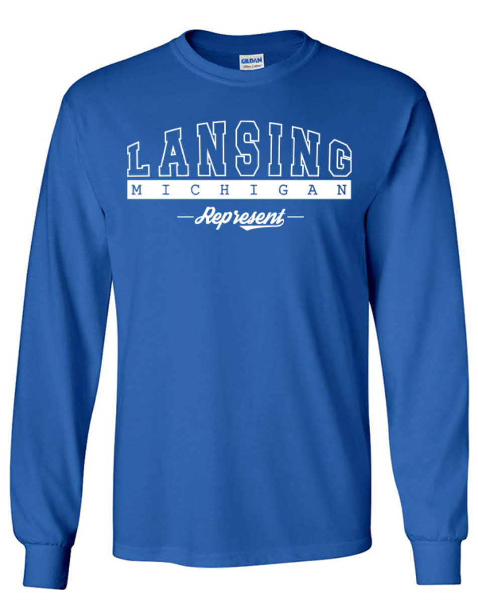Lansing Michigan T-Shirt Long Sleeve Graphic tee gallery