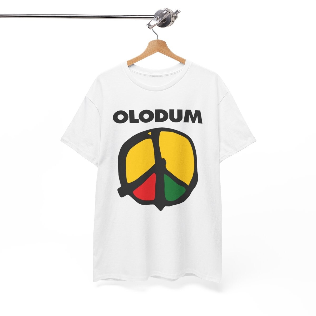 Olodum T Shirt, Retro White Unisex Graphic Tee, Unisex shirt gallery