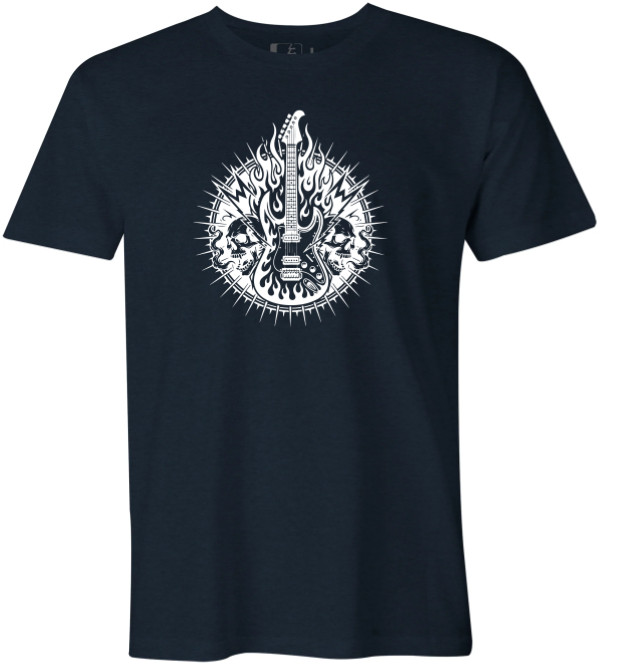 Guitar Flame Tee - Choose Your Size & Color! gallery