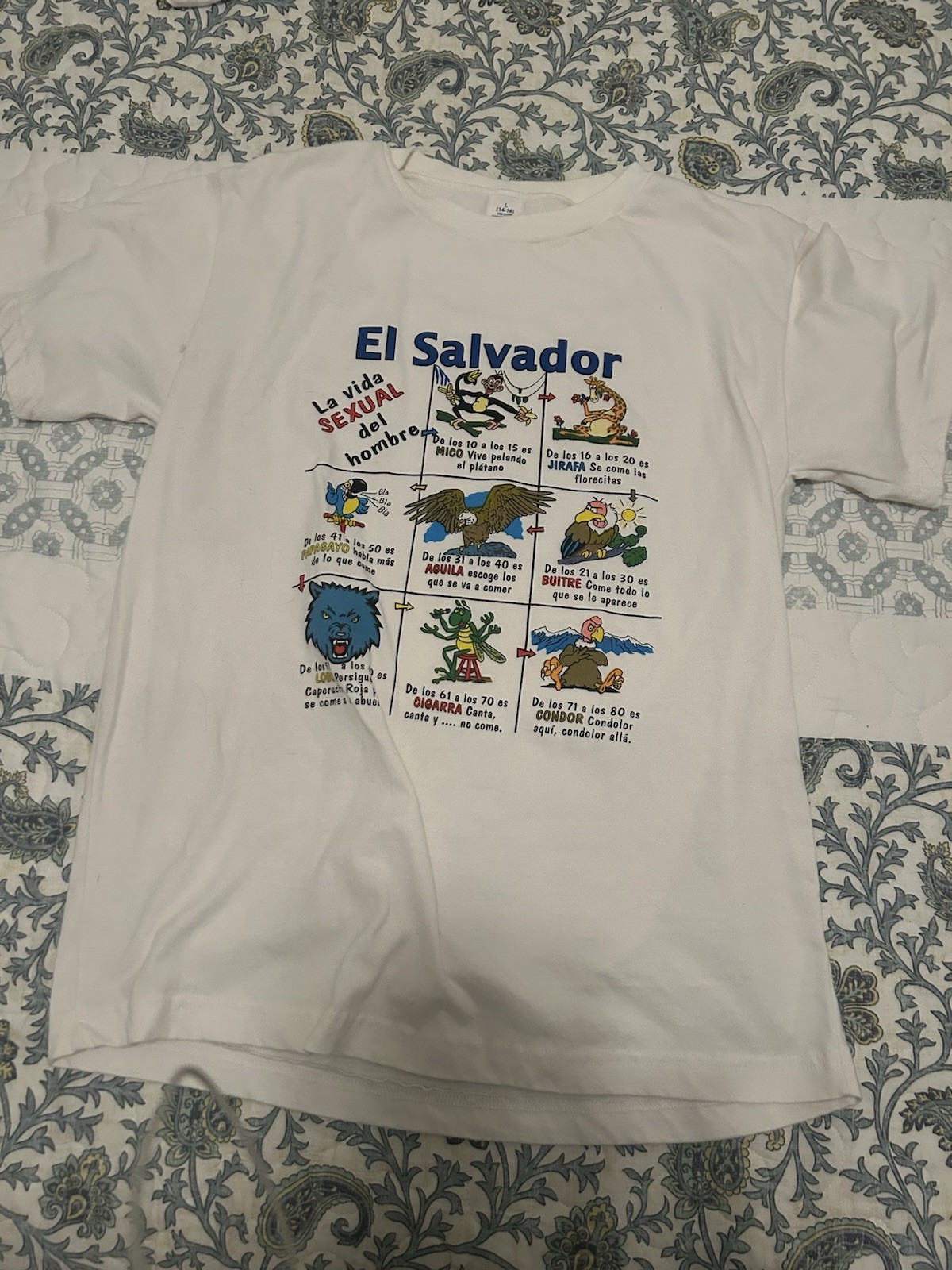 Camisa/shirt El Salvador Size Large Cute t- Shirt-no Holes gallery