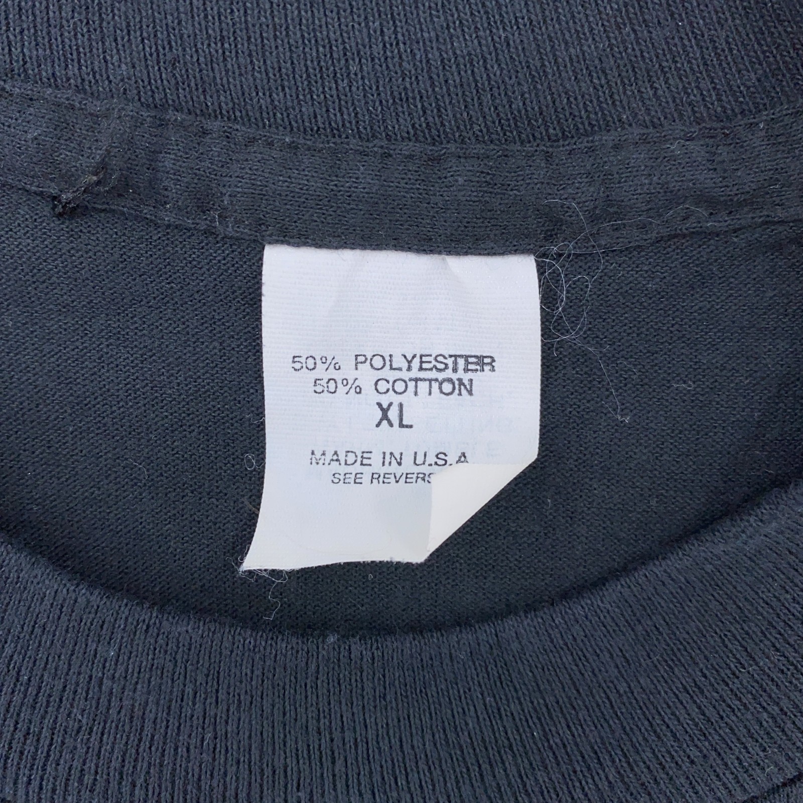 Vtg Just Because I'm Moody You're Irritating Shirt Mens M/L Black Funny Joke 90s gallery
