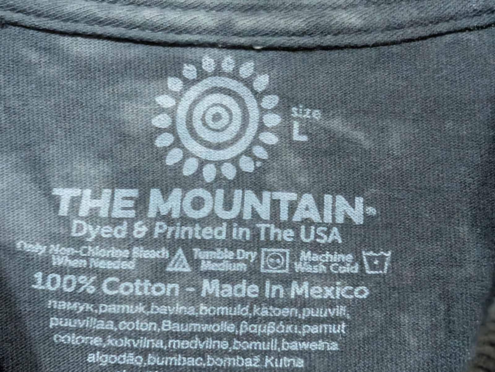 The Mountain Mens T-shirt Gray "Squirrel Magic" New Logo Large #5761 gallery