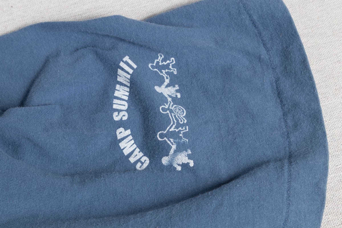 90's 1996 - Vintage SofTee Tshirt XXL Happy Camper Club - camping - Adventure gallery