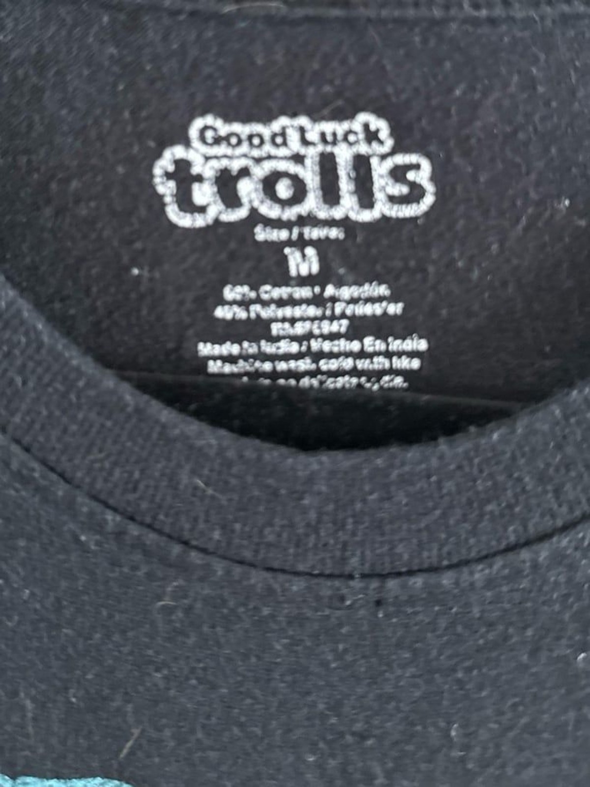 Good luck trolls graphic t-shirt top shirt size medium gallery
