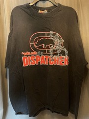 Vintage Ecko Unltd Complex Dispatcher Graphic Tee Shirt Black 3XL Green Goblin