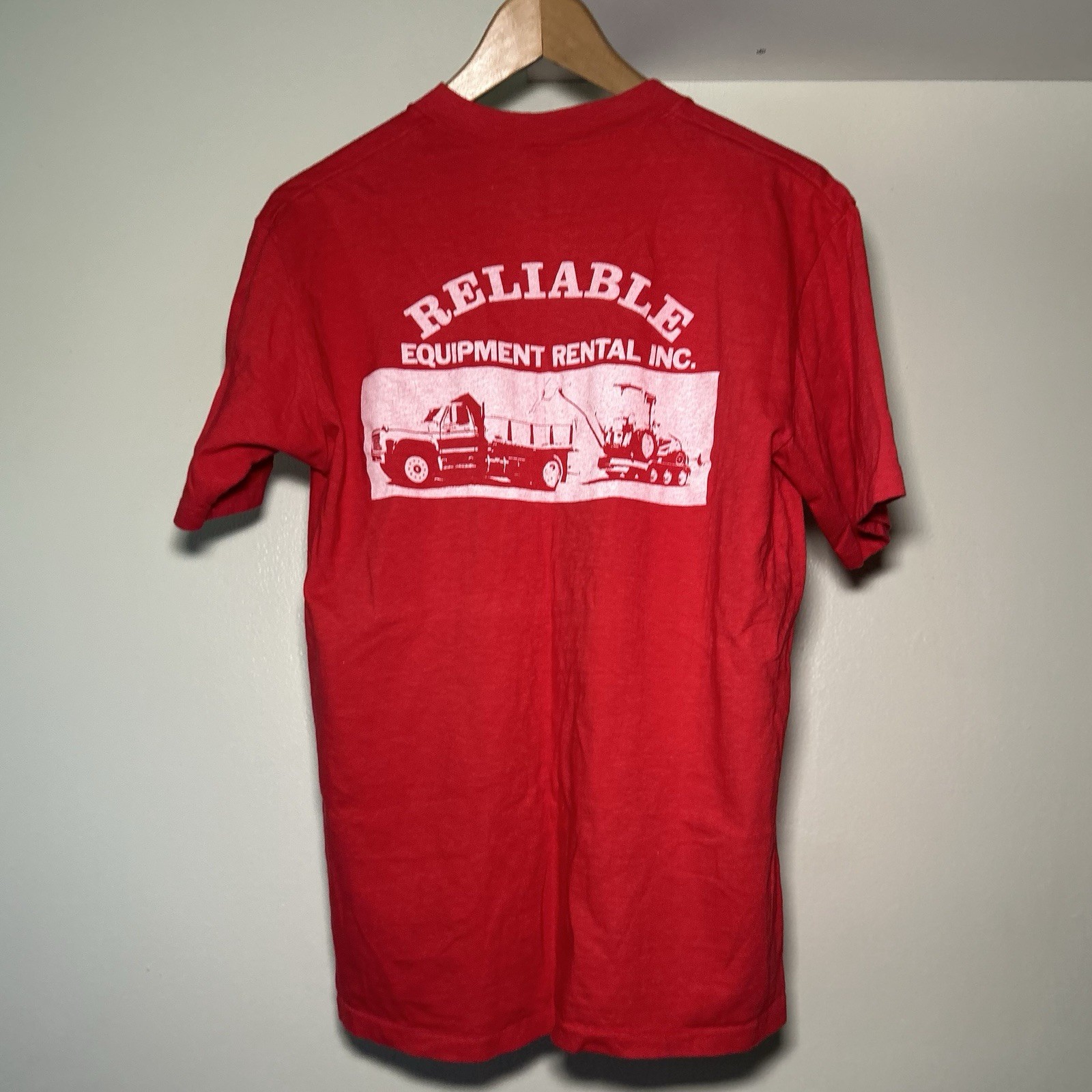 VTG 60s 70s Hi Cru Stedman Red Graphic Tee Single Stitch USA Mens L
