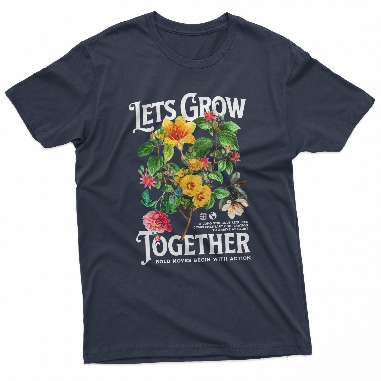 Yellow Flower Positive Vibe Streetwear T-Shirt gallery