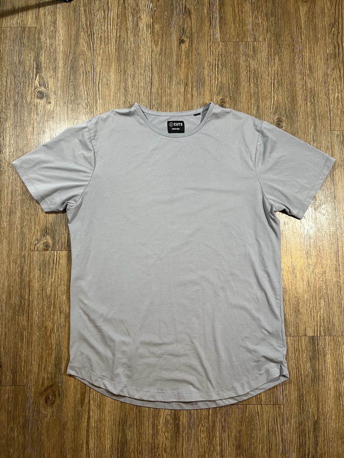 Cuts Clothing SIZE XL Tee Stretch Short Sleeve Pyca Pro Gray gallery