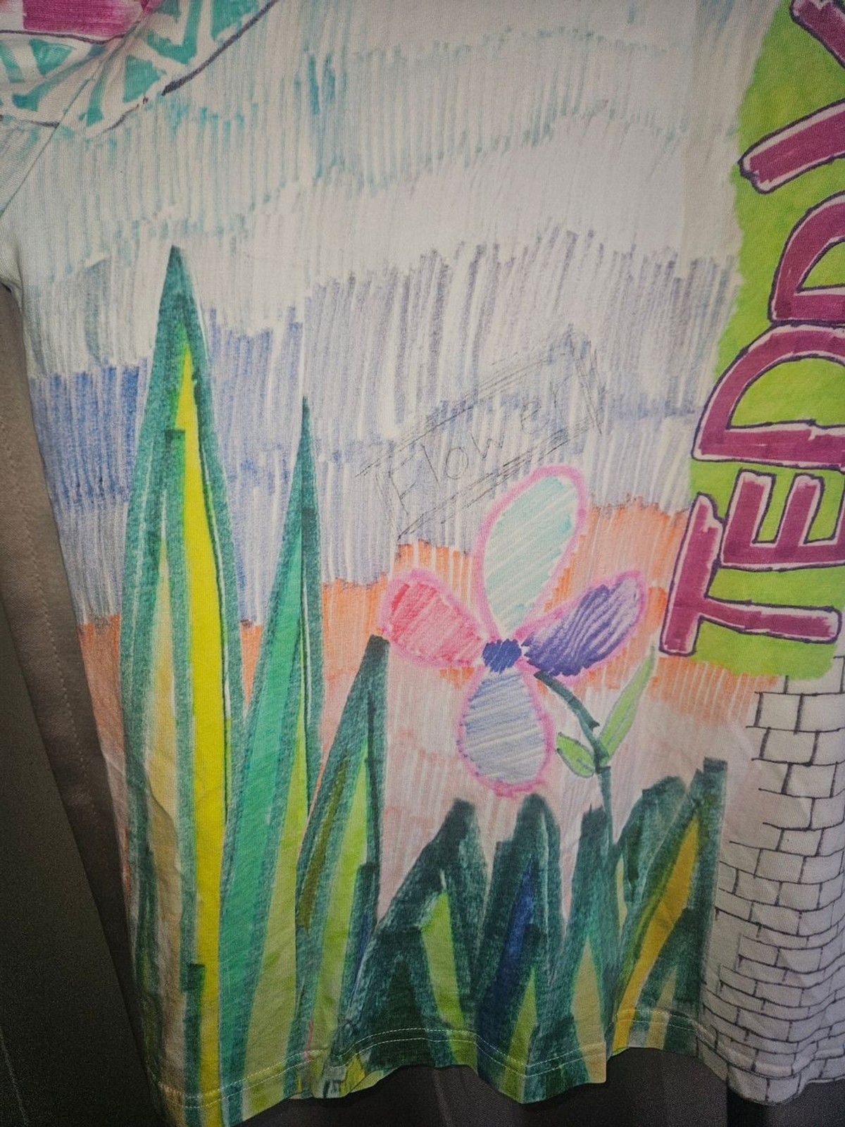 Teddy Fresh Multicolor Hand-Drawn Graphic Tee gallery