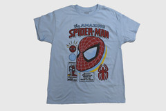 Marvel Spider-Man Mens Spiderman Big Head Comics Graphic Shirt New S-2XL