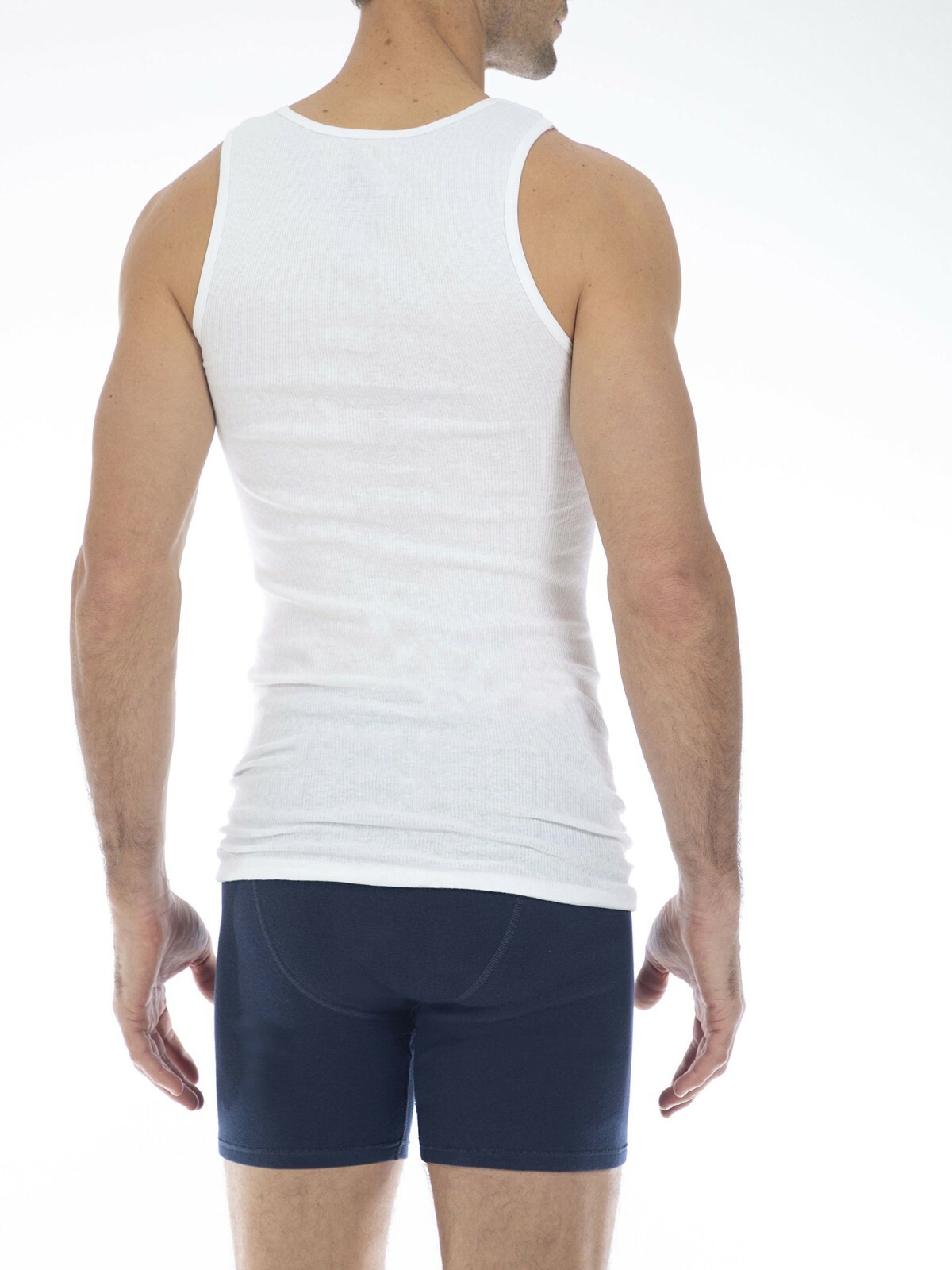 NEW! George Tag Free Comfort A-Shirt Men's, X-Large WHITE, 6-Pack, gallery