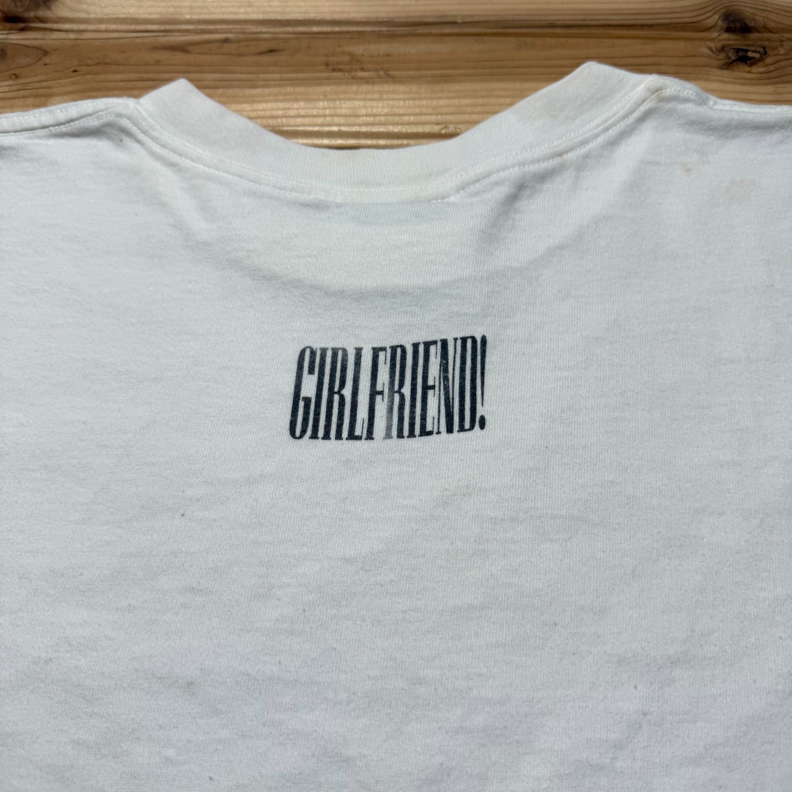 Vintage 90s Joe Boxer Girlfriend Mule Train Shoes Single Stitch Graphic Shirt XL gallery