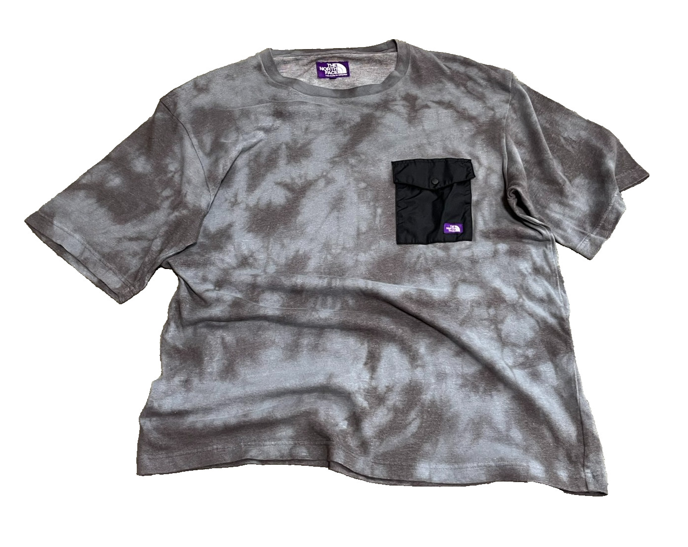 The North Face Purple Label nanamica Pocket T-Shirt Tie Dye Gray XL NT3207N gallery
