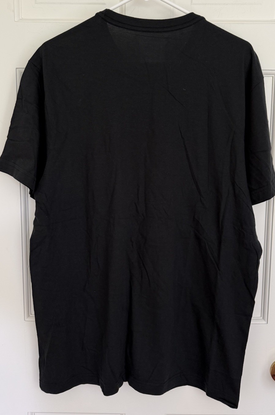 NEW Alfani Short Sleeve Crew T Shirt BLACK 100% Combed Cotton Men's L gallery