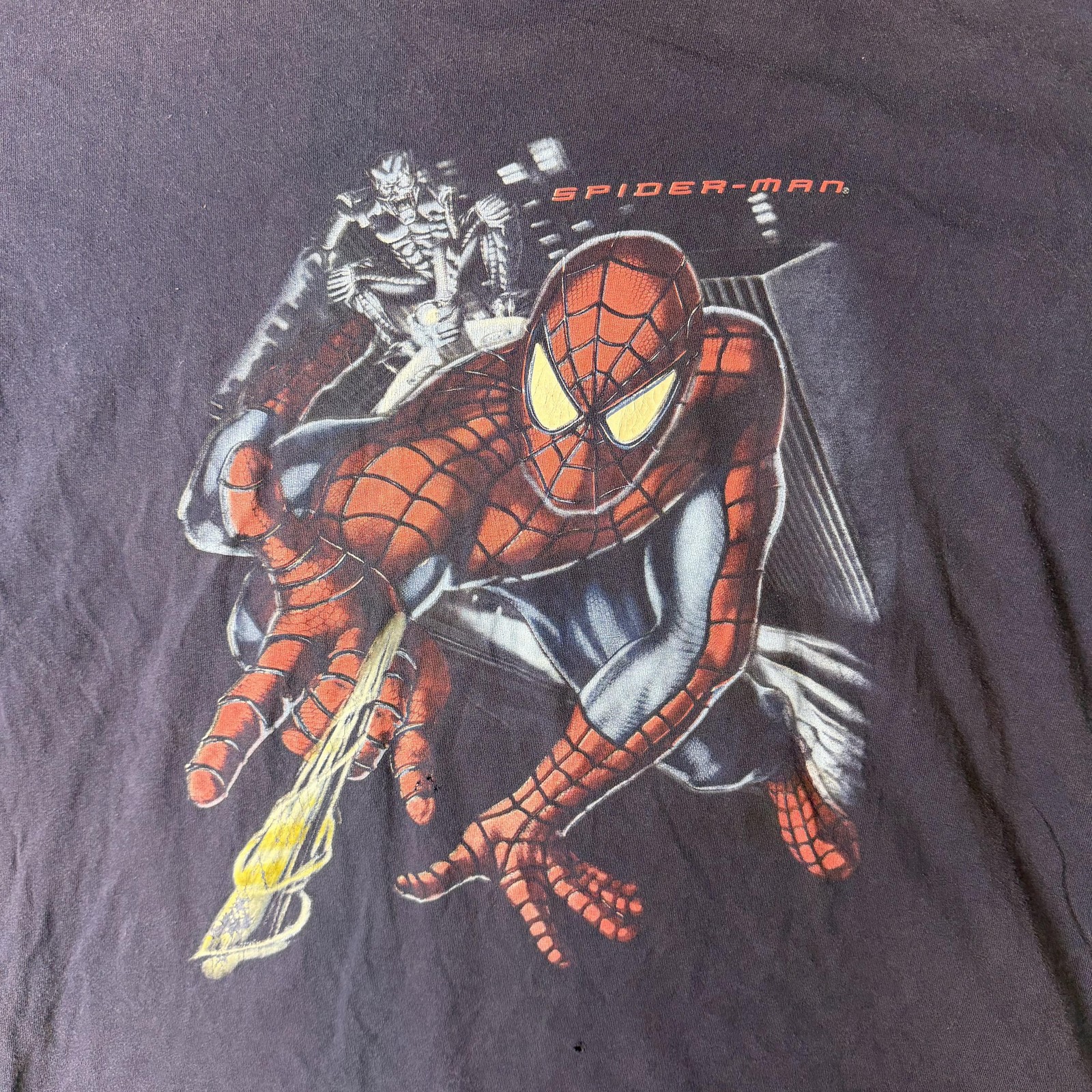 Delta Pro Weight Shirt Mens 2XL Blue Spider-Man Graphic Tee Marvel Comics gallery