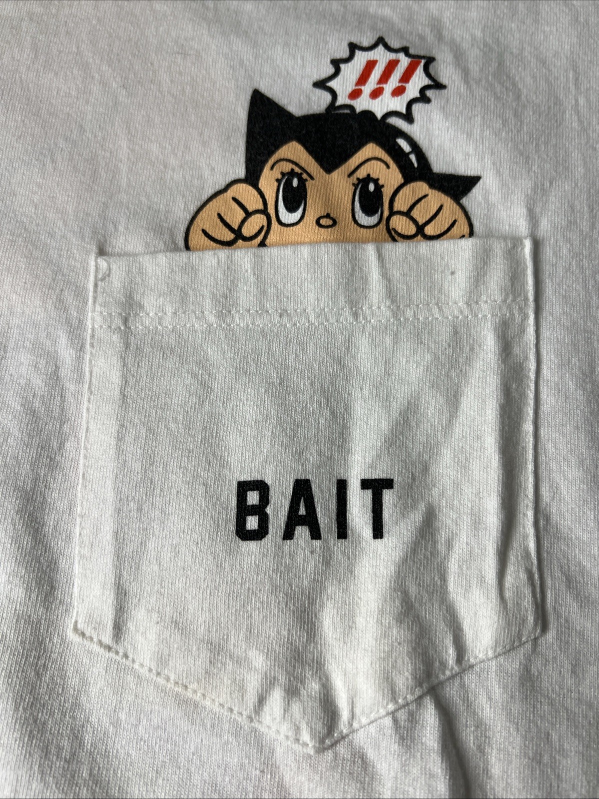 BAIT X Astro Boy Pocket T Shirt 2xl EUC Streetwear Seattle Collab Denver gallery