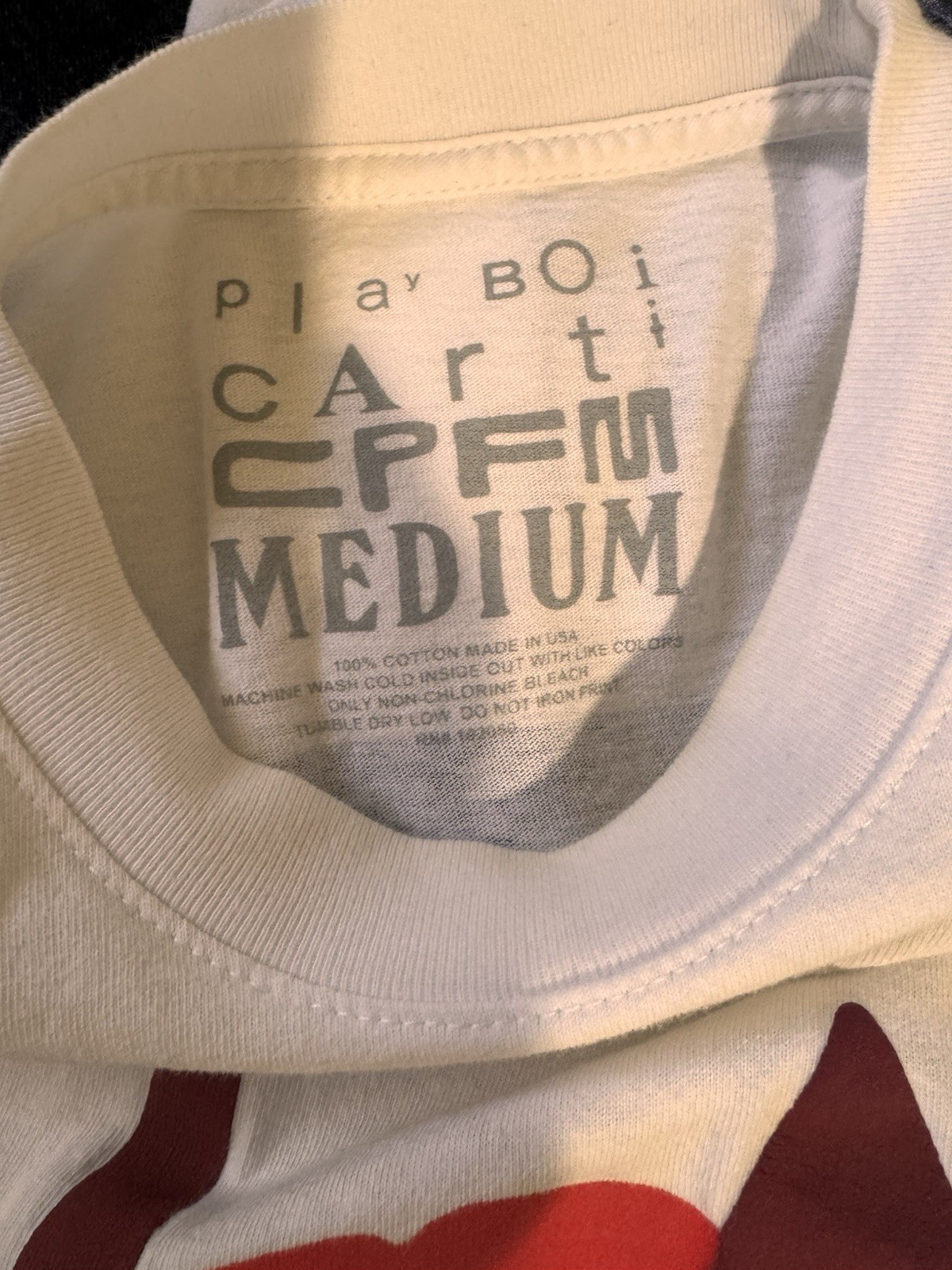Playboi Carti Cactus Plant Flea Market Whole Lotta Red T-Shirt Sz M WLR CPFM Tee gallery