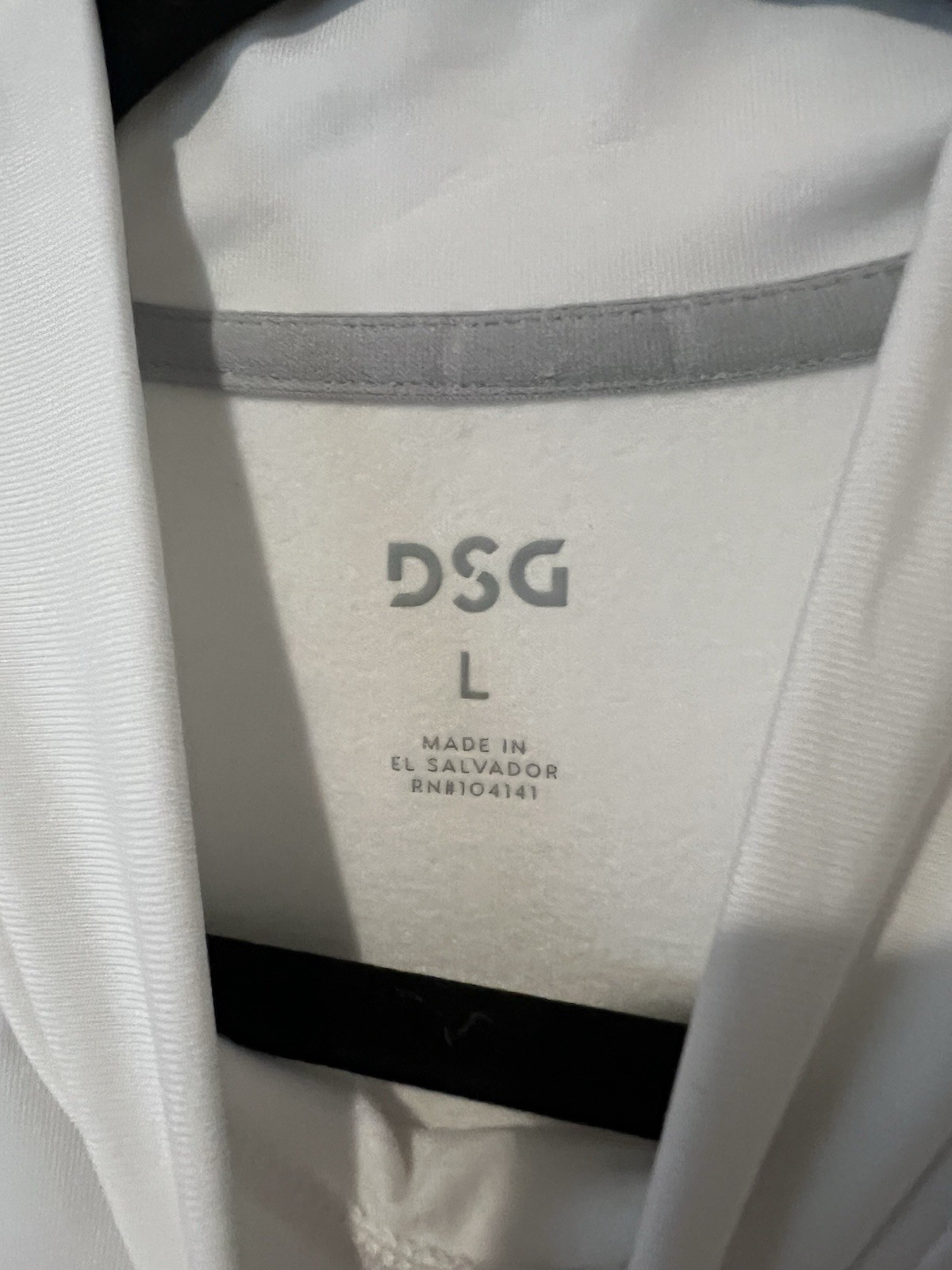 DSG Men's Cold Weather Compression Crew Neck Top White Base Layer Size Large NWT gallery