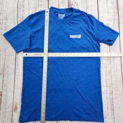 Hook & Tackle Performance Fishing Blue Short Sleeve Cotton Blend T-Shirt Men’s L