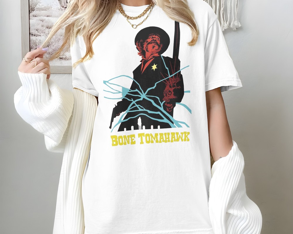 Bone Tomahawk V1 Color TShirt Vintage 8 colors TShirt DTG Print SIZES S-5XL