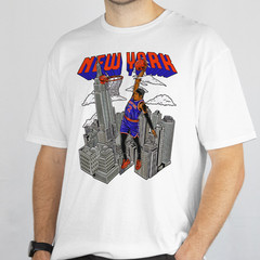 Deuce Miles McBride Graphic Tee New York Knicks Jersey Retro T-Shirt Vintage NBA