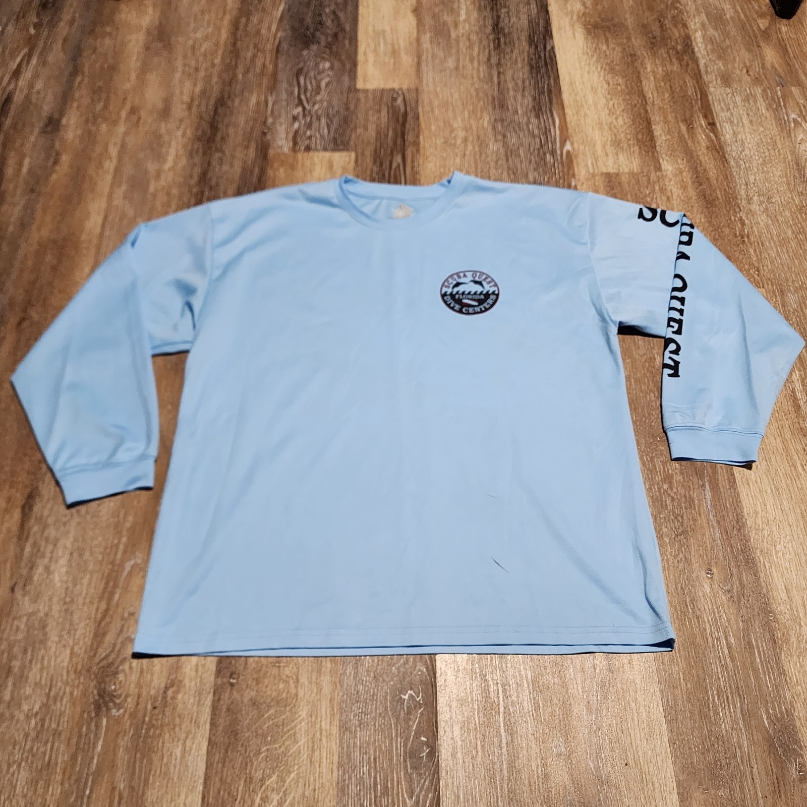Scuba Quest Florida Dive Centers Performance Dri Fit Long Sleeve T-Shirt Size XL