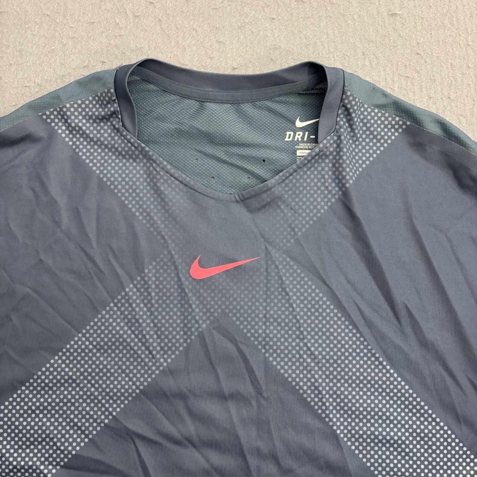 Nike Rafa Nadal 2013 US Open Premier Tennis Shirt Size 2XL 546473-469 gallery