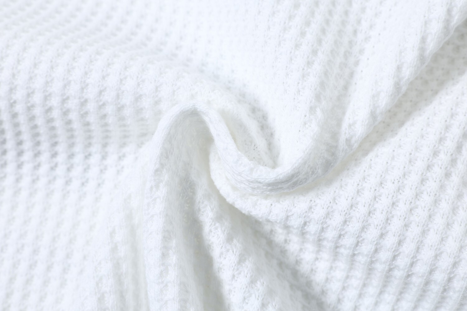Men's Work Taeleplus Waffle Knit Long Sleeve Tee Streetwear Y2K Graphic White gallery