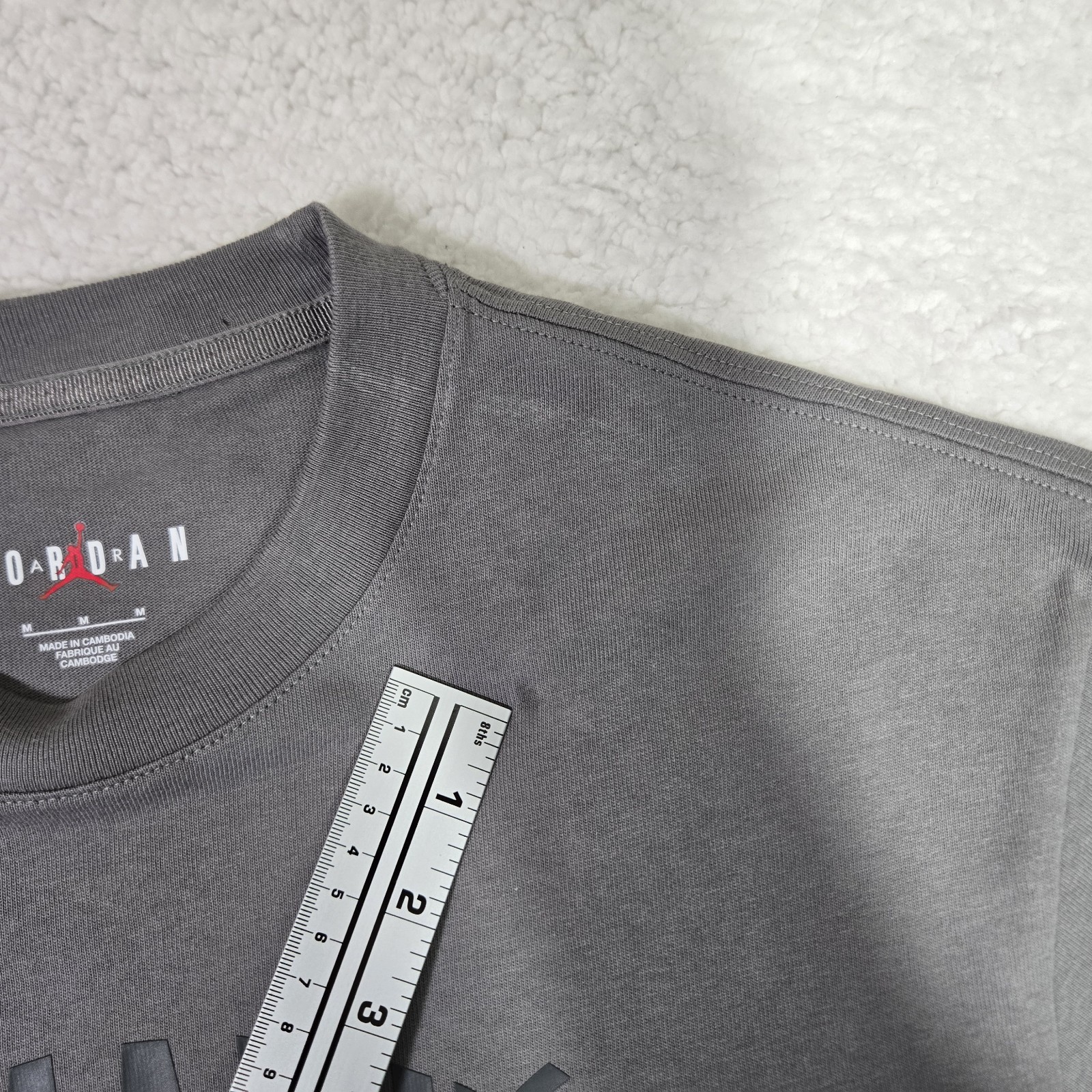 A Ma Maniere x Jordan Tee Shirt Grey Pewter Mens Medium HF0538-029 100% Cotton M gallery