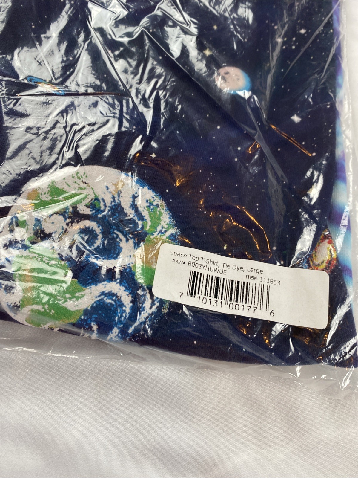 Liquid Blue T-Shirt SPACE Top Mens Large Vintage gallery