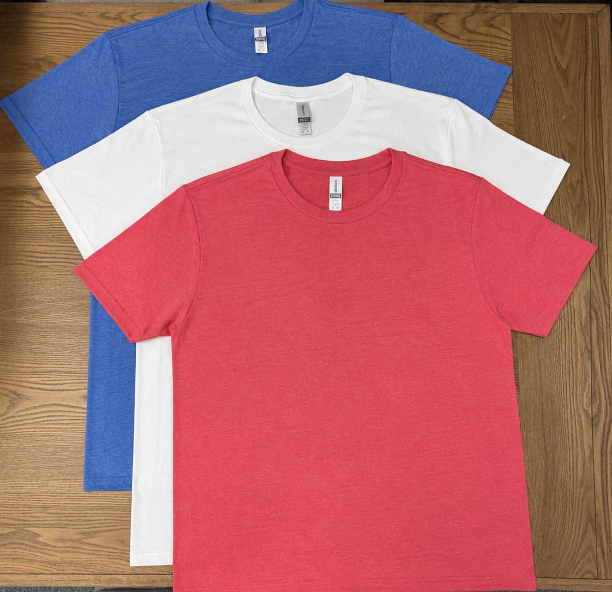 Threadfast Red, White & Blue TShirts 3 Pack – Size 2X 3X 4X 5X Patriotic Bundle gallery