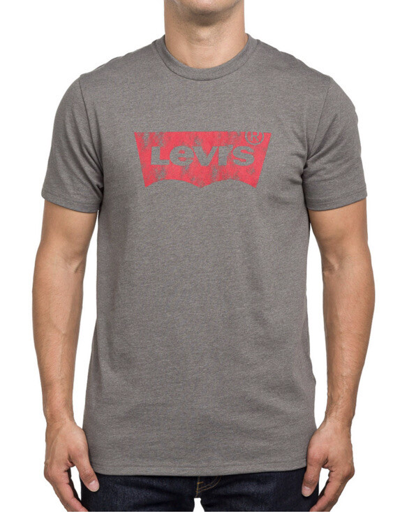 Levi's T Shirt Tee Levi Strauss Graphic Lt Grey Tee Size Large NEW gallery