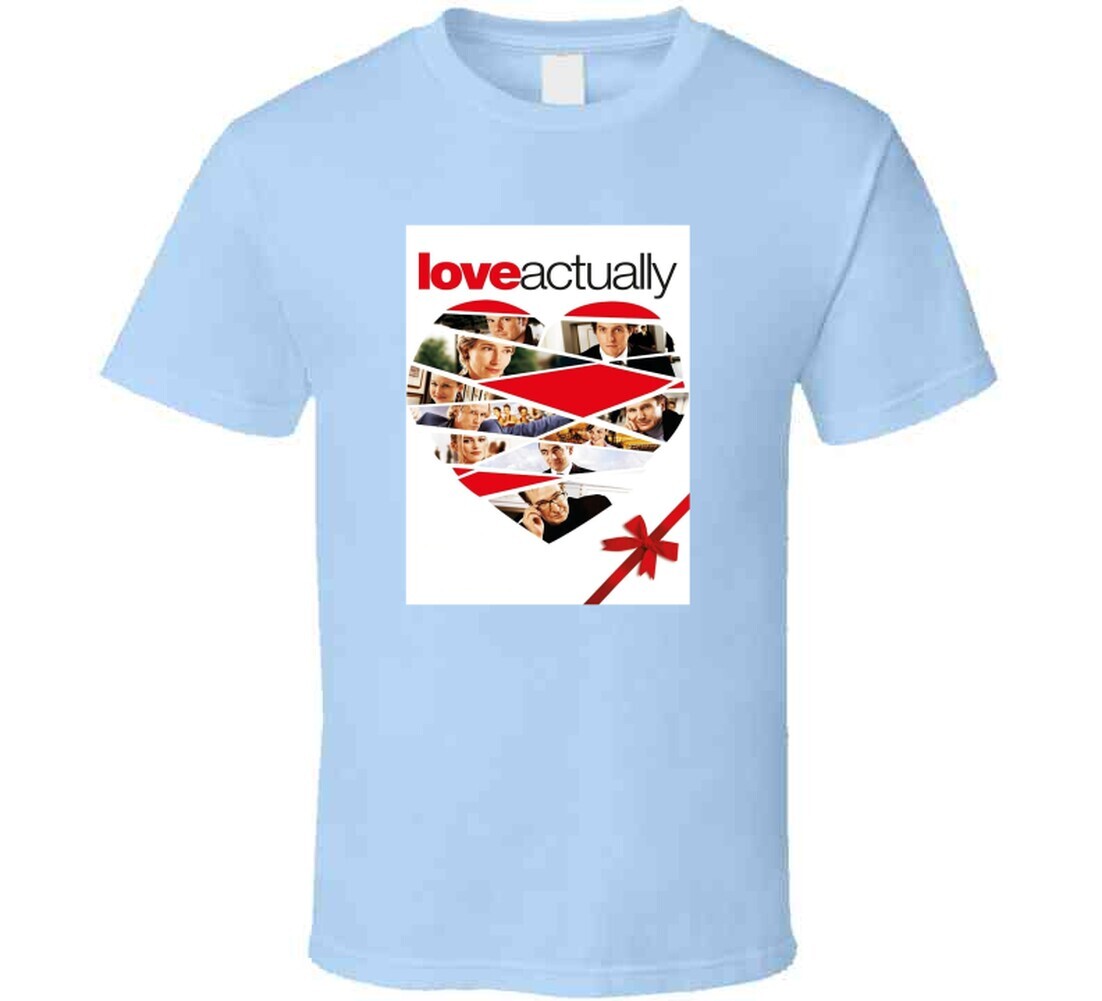 Love Actually Tee Classic Rom Com Christmas Holiday Movie T Shirt gallery