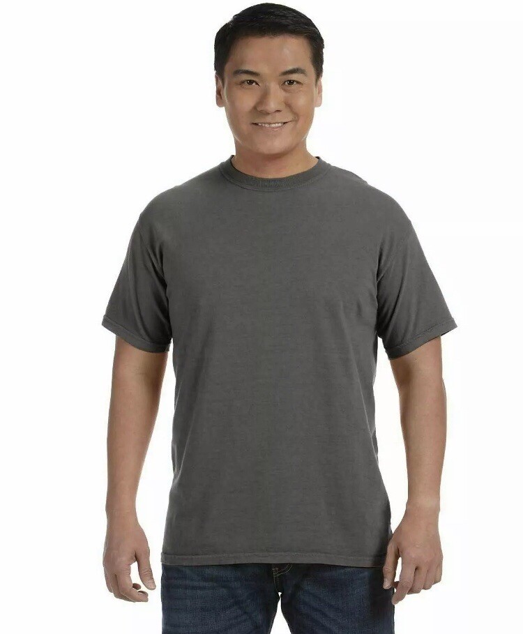 Comfort Colors Men's Short Sleeves Dyed Gray T-Shirt Size L gallery