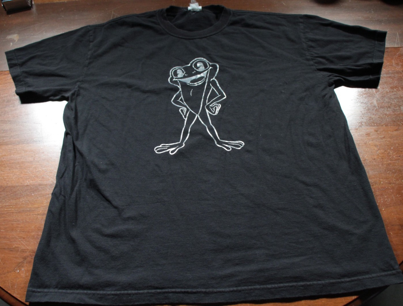 Vintage Rainforest Cafe Orlando T-Shirt 2XL Black Shirt Frog gallery