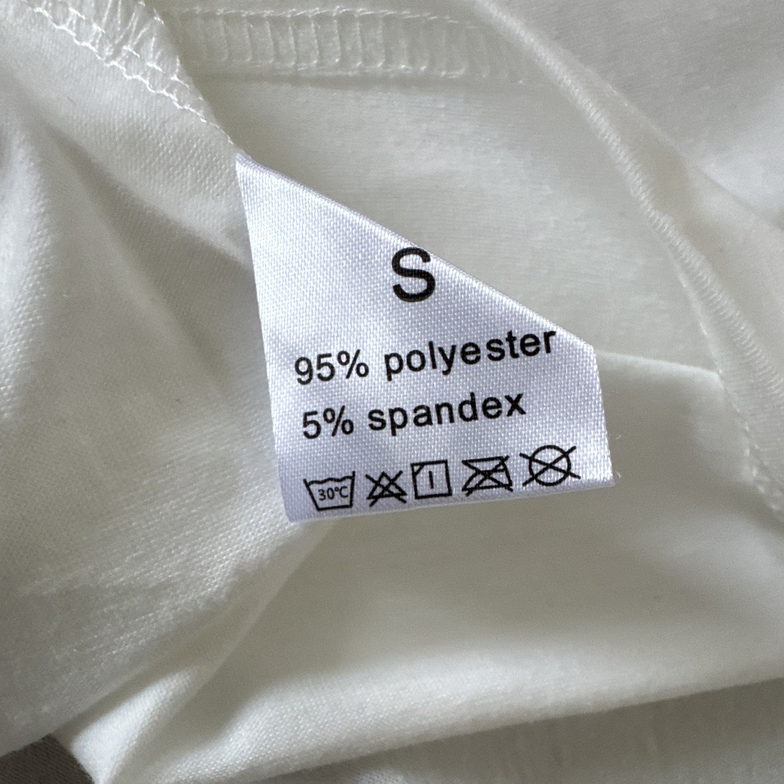 Men's White Crew Neck Short Sleeve Graphic Beach T-Shirt Polyester/Spandex S gallery