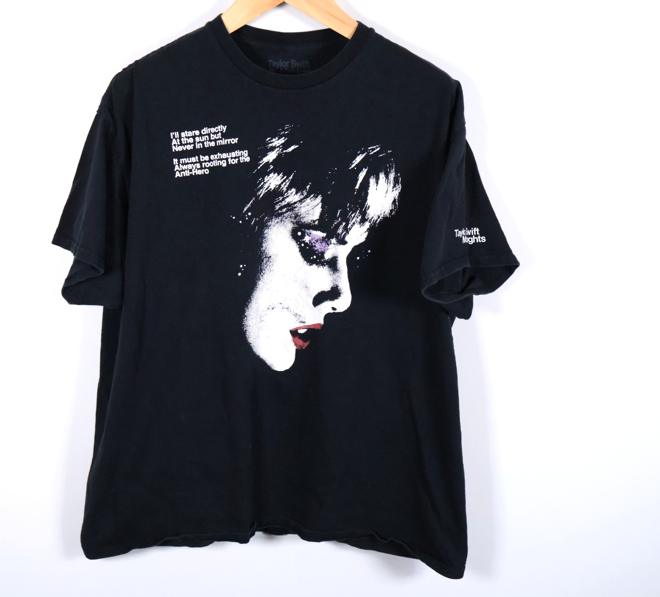 Taylor Swift Midnights Tour T-Shirt Adult 2XL Black Concert Official Item gallery