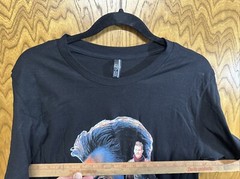 Cobb Vanth Marshal Mandalorian Star Wars EI-LO Black Men’s T-Shirt Size Large