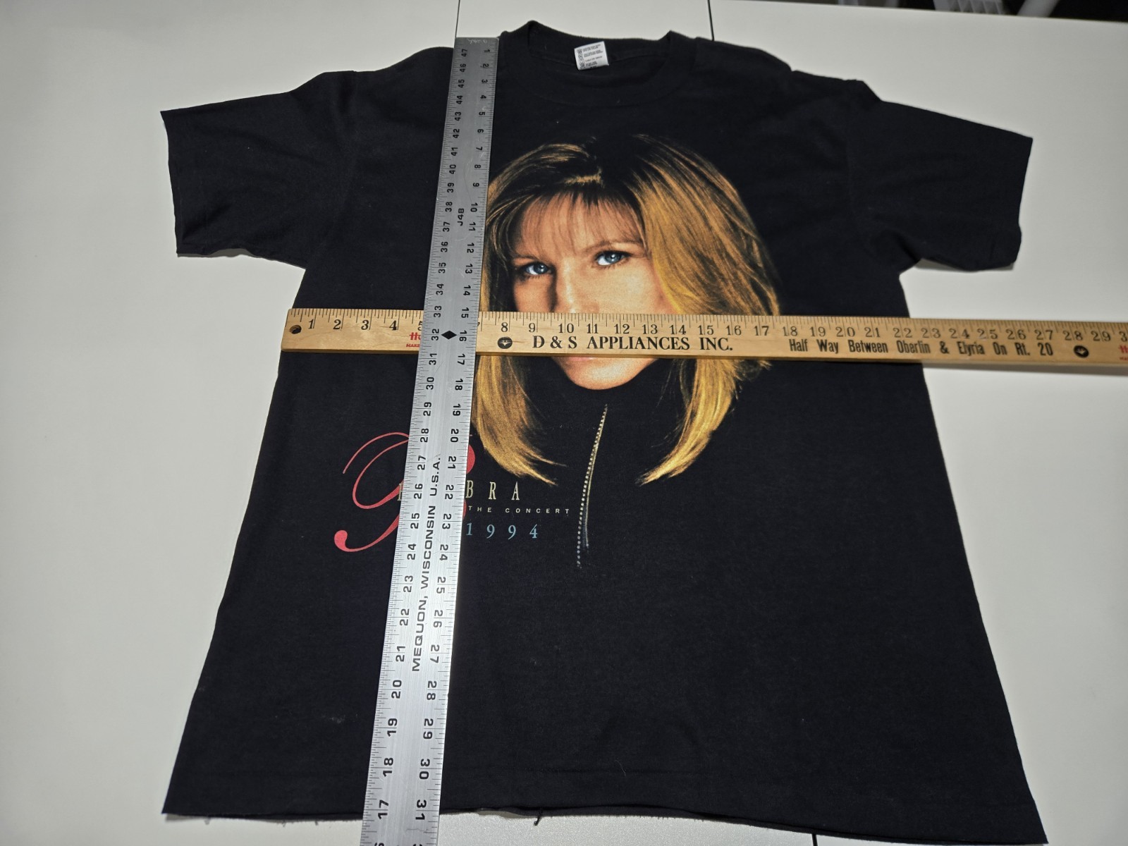Vintage Barbra Streisand Shirt XL Black 1994 MGM Concert Tour 90s Single-Stitch gallery