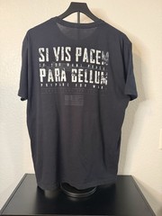 Combat Iron (Si Vis Pacem) Black Athletic Fit XL 60/40 Cotton-Poly Blend