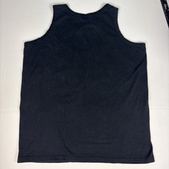 Vintage Jamaica No Problem Men’s Large Tank Top Black Embroidered Green Yellow