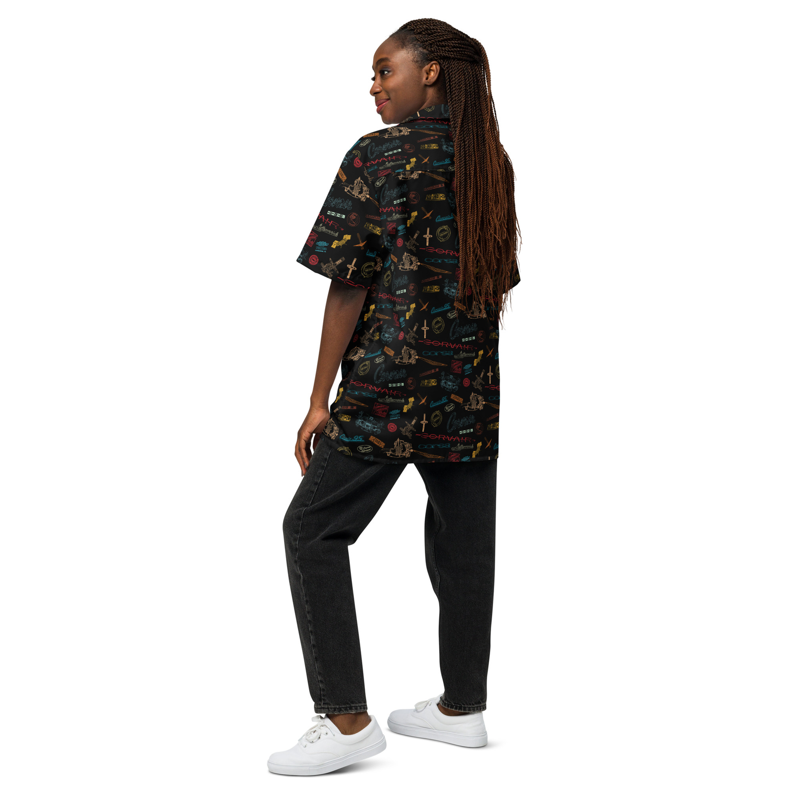 Corvair Logos Vintage button down shirt bowling hawaiian style gallery