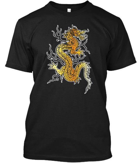 Dragon Retro Japanese Art Tattoo T-Shirt Made in the USA Size S to 5XL