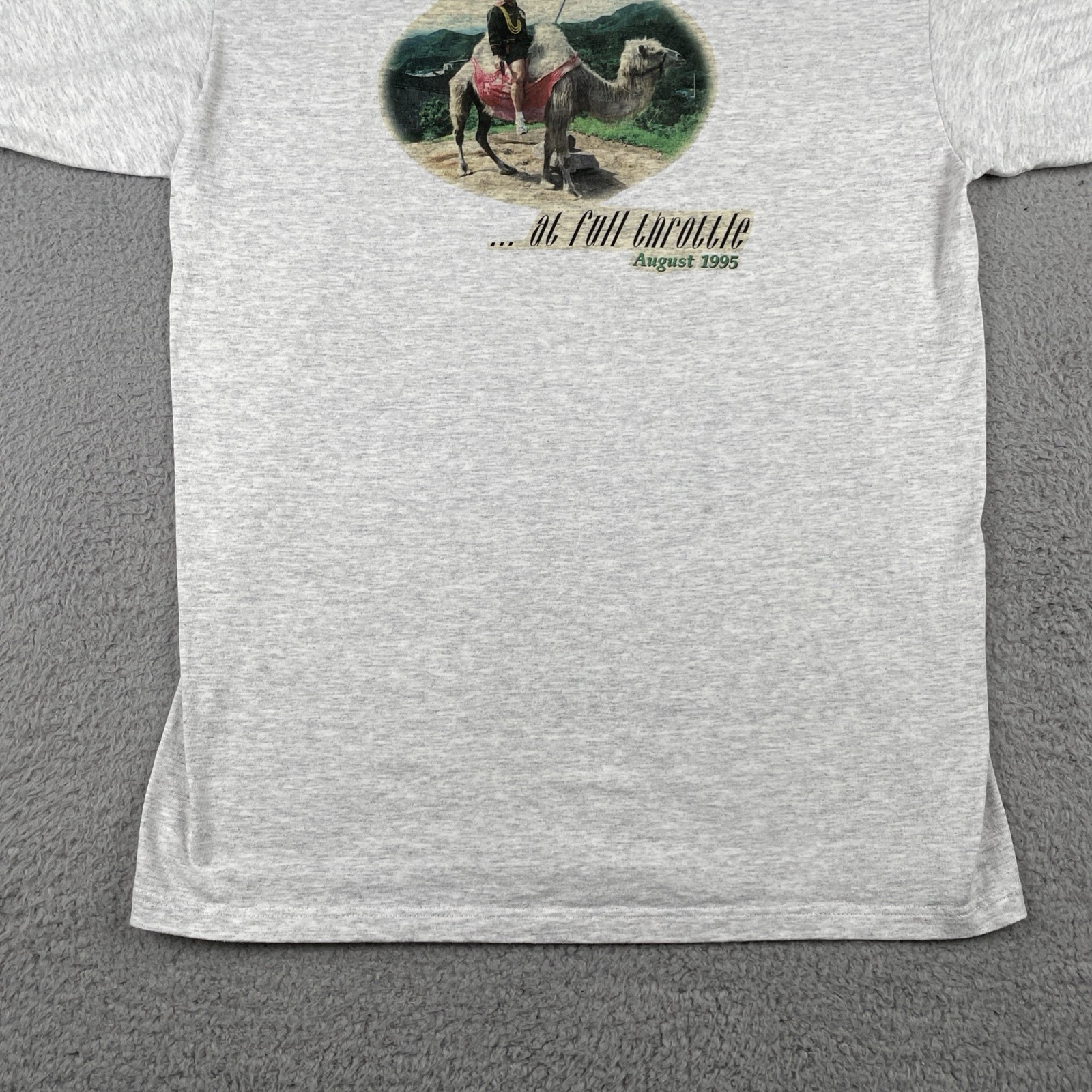 Vtg Jerzees XL Gray Shirt 90s Sirocco At Full Throttle August 1995 Made In USA gallery