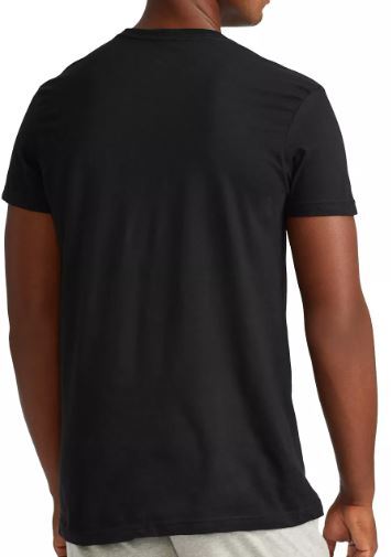 3 GENUINE POLO RALPH LAUREN MENS 1XL TO 6XL BIG&TALL BLACK COTTON CREW T-SHIRTS gallery