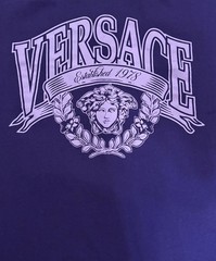 Authentic Versace T-Shirt with White Logo & Medusa Head Graphic Men’s