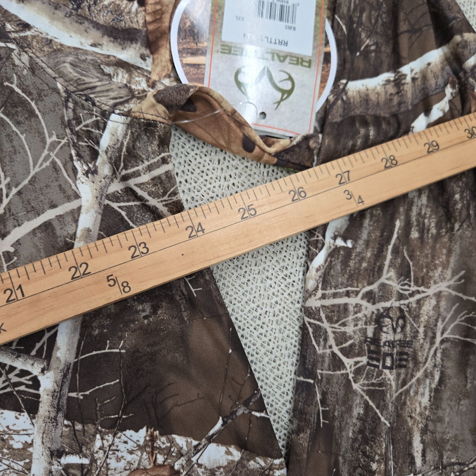 Realtree Shirt Mens 2XL Brown Edge Camouflage Hunting Camo Long Sleeve Performan gallery
