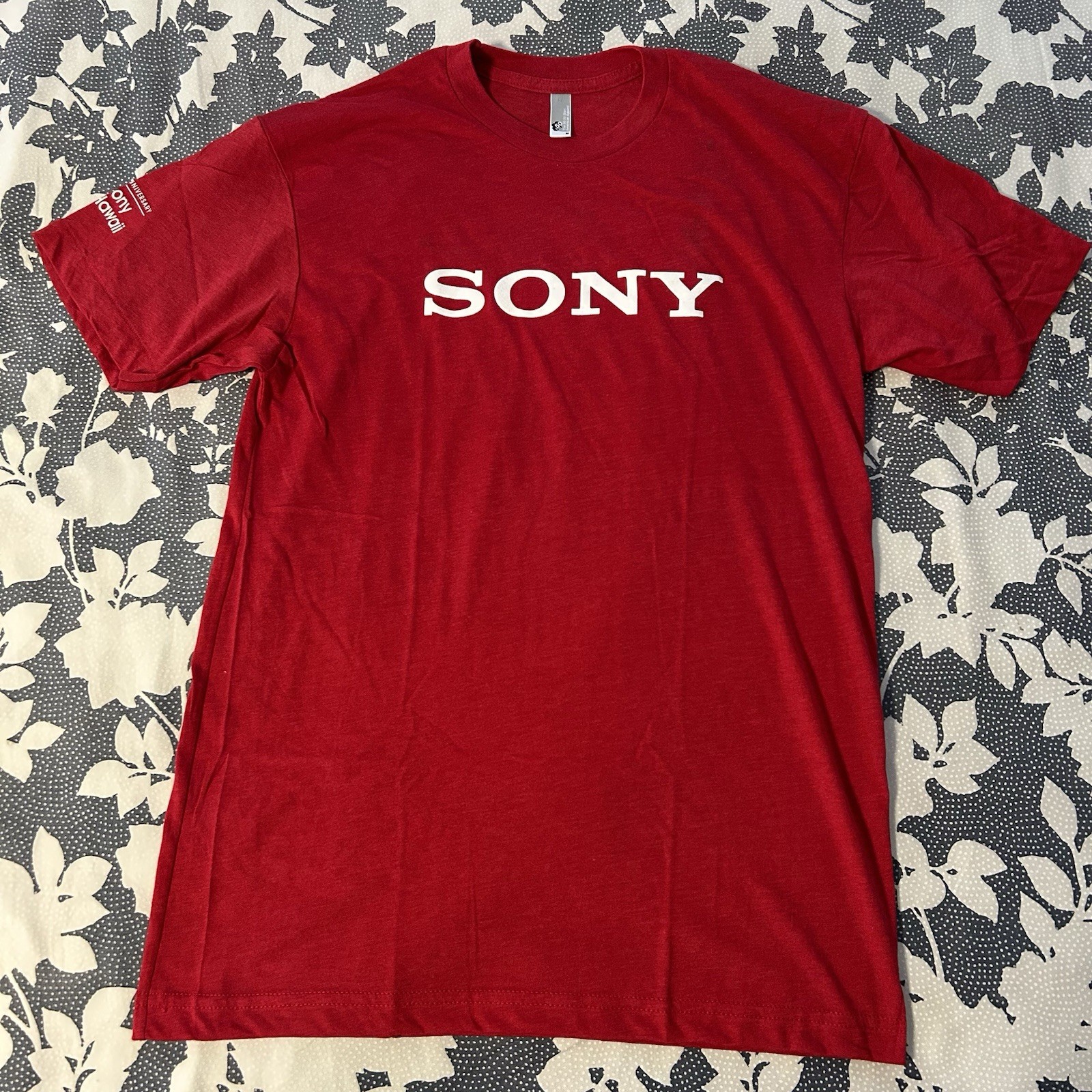 Vintage Sony Hawaii 45th Anniversary T Shirt M Bravia American Apparel Red Promo