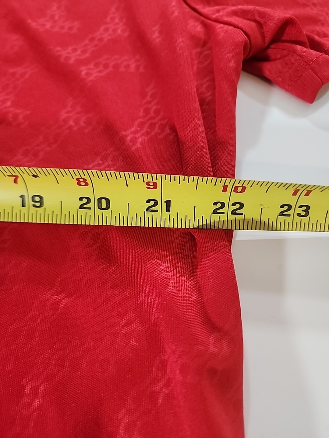 Disney Mr Incredible Shirt Men 2XL Red Embossed Pattern Athletic Performance Tee gallery