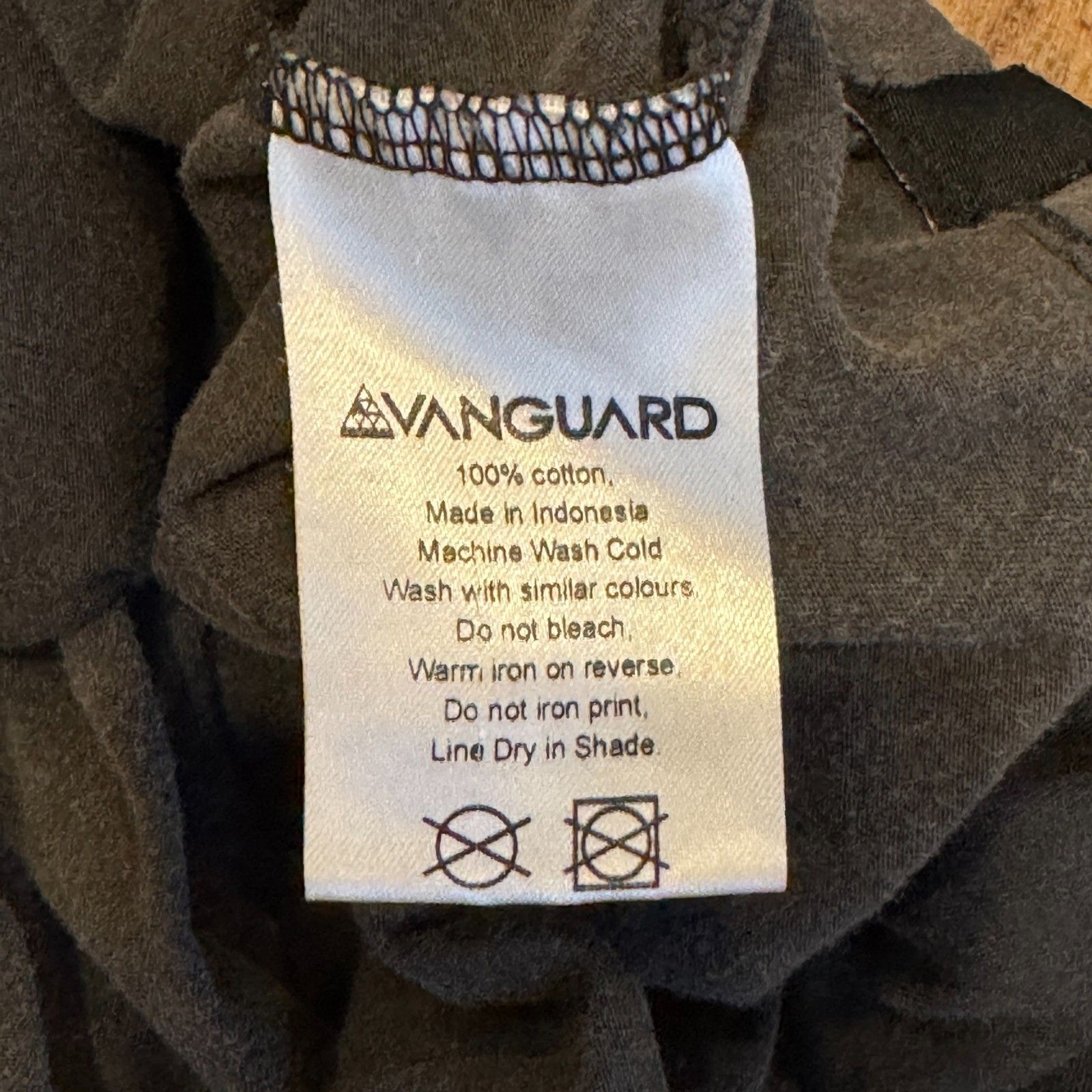 Vanguard x Village Idiots Long Sleeve T-Shirt XL Dark Grey Skull Crossbones gallery